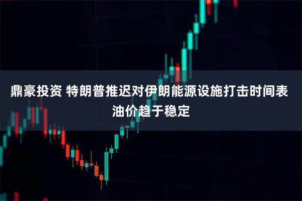 鼎豪投资 特朗普推迟对伊朗能源设施打击时间表 油价趋于稳定