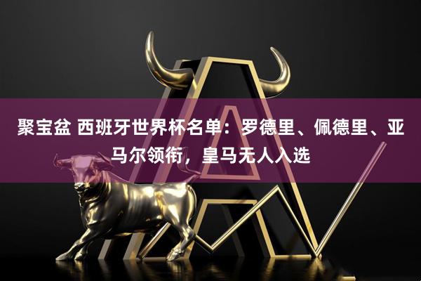 聚宝盆 西班牙世界杯名单：罗德里、佩德里、亚马尔领衔，皇马无人入选