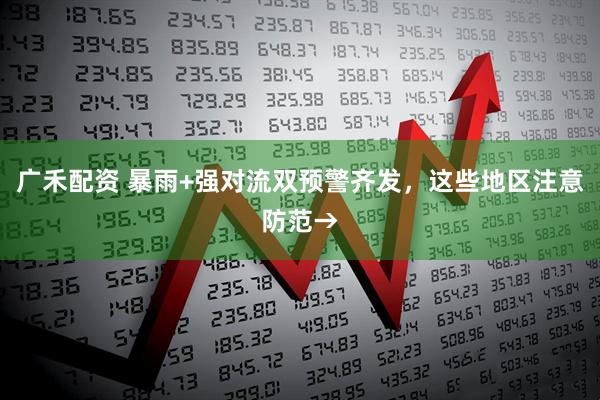 广禾配资 暴雨+强对流双预警齐发，这些地区注意防范→
